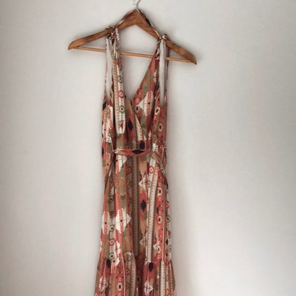 Lulus Dresses & Skirts - Lulu's Tribal Print Maxi Dress Size Large